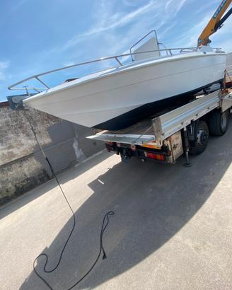 Barca 6,50 open con motore 150 cv