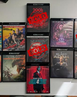 Film Blu-Ray 4k HHD in Italiano