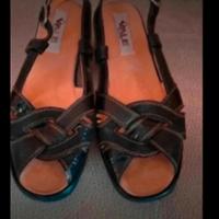 Sandali Katrin confort pelle nera taglia 38 mai us