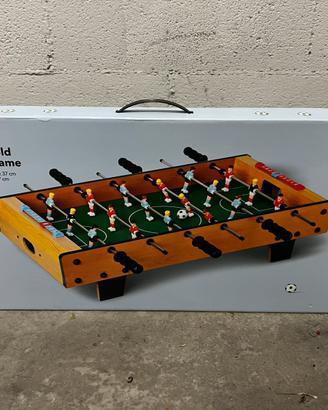 Biliardino / calcetto in legno da tavolo nuovo