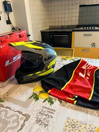 Casco moto cross enduro