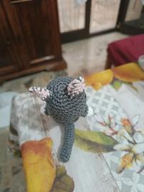 Cod 104 gatto all' uncinetto 