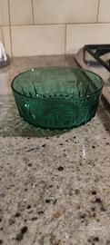 Arcoroc France ciotole in vetro verde vintage