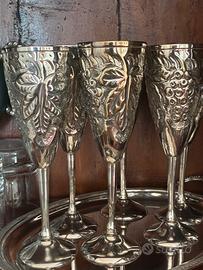 Set si 6 flute placcati argento Sheffield