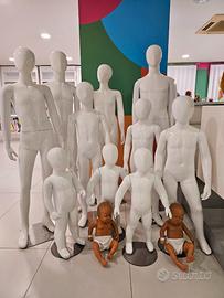 Manichini abbigliamento bambini