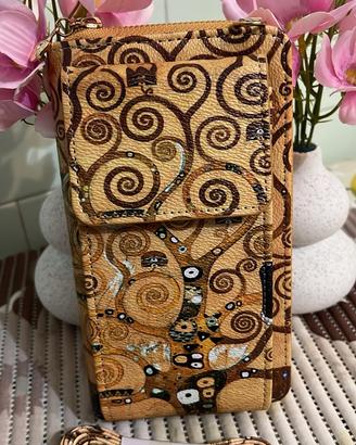  Portafoglio Pochette con porta cellulare 