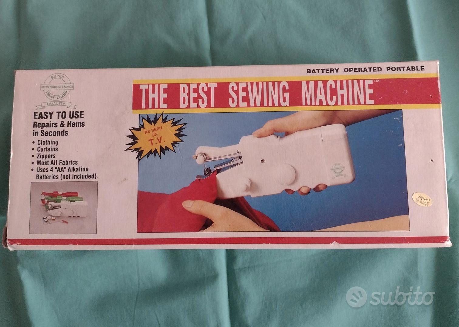 Cucitrice Portatile per Tessut,Mini Macchina da Cucire Elettrica,Mini