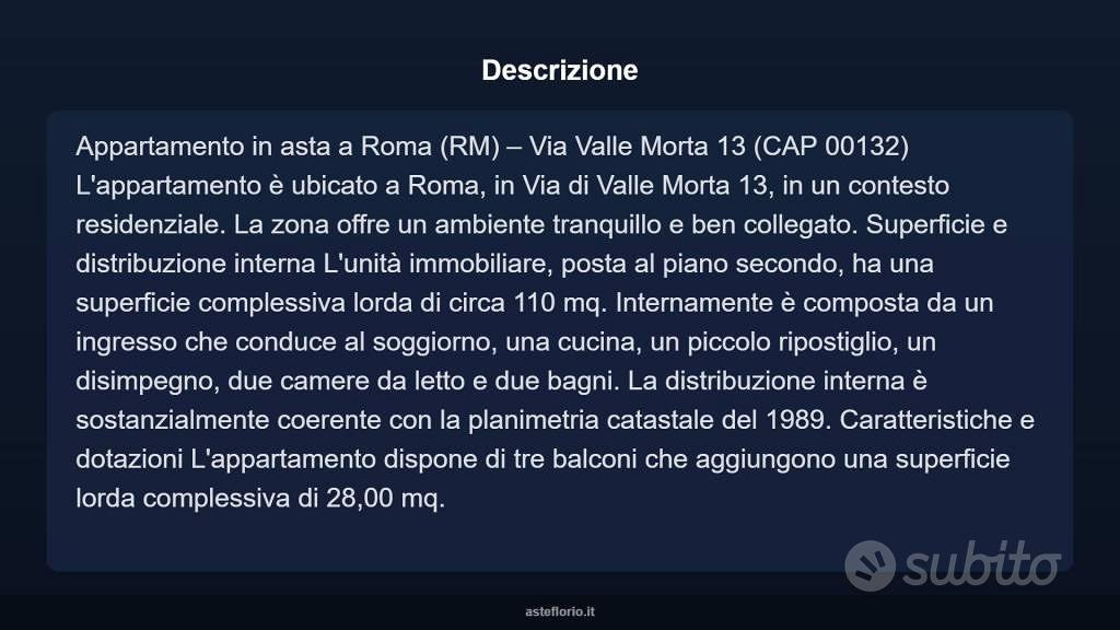 Appartamento – Roma, Borghesiana - Vista 3