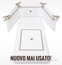 Set  piumone e paracolpi per culla Erbesi Dudù