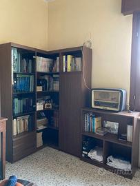 armadio ad angolo, scaffale, mobile vetrina