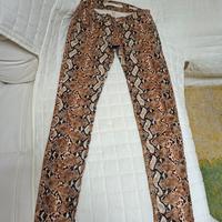 jeans skinny leopardati