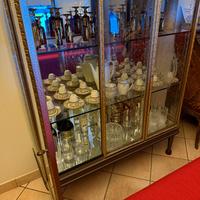 Vetrinetta classica in vetro/cristallo decorato