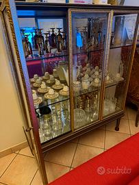 Vetrinetta classica in vetro/cristallo decorato