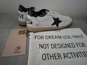 Scarpe Golden Goose Ball Star, White/Black tg 43