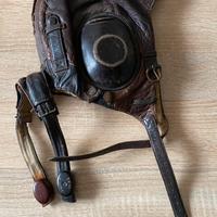 Casco in pelle Luftwaffe seconda Guerra Mondiale