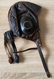 Casco in pelle Luftwaffe seconda Guerra Mondiale