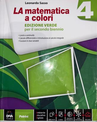 LA MATEMATICA A COLORI VOL 4