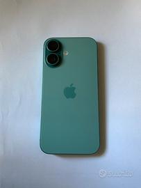 Iphone 16 128gb verde acqua (info in descrizione)