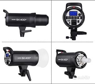 Kit Flash Studio Godox SK400II Completo