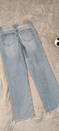 Jeans lunghi con strappi - tg 44