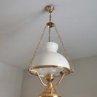 Lampadario grande oro