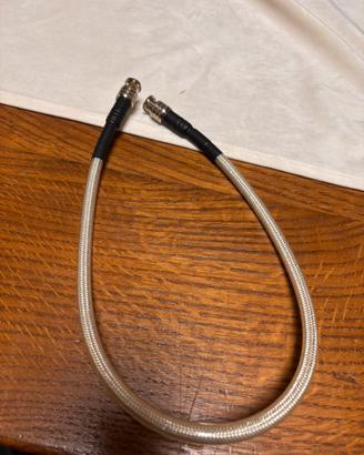 Cavo digitale coassiale 75Hom in argento da 0,5 mt