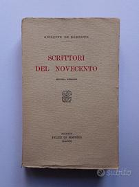 SCRITTORI DEL NOVECENTO - G. De Robertis - 1943