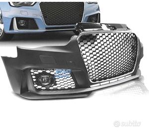 PARAURTI ANTERIORE AUDI A3 8V 12-16 LOOK RS3 CROMO