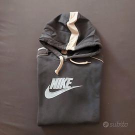 Felpa Nike grigio blu con Cappuccio