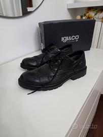 scarpe Igi&co 42 Eleganti nere goretex