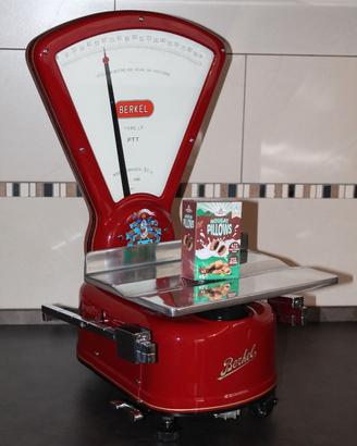 Bilancia BERKEL modello LP 3,2 Kg RESTAURATA ROSSA