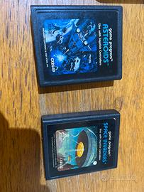 Due cartucce vintage per Atari 2600