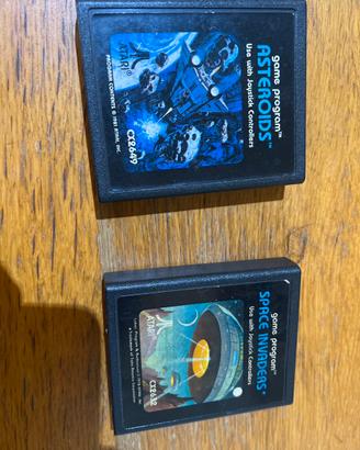 Due cartucce vintage per Atari 2600