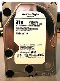 Hard Disk Western Digital WD Red 4TB SATA NAS WD40