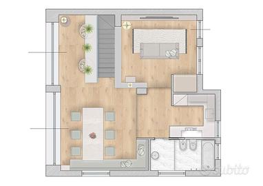 Piante in 2D fotorealistiche