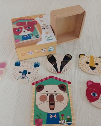 Gioco creare facce - Facce mix Djeco