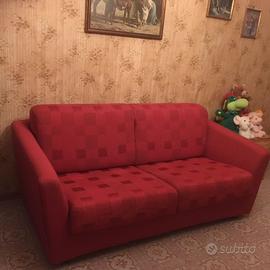 DIVANO LETTO 2P +MATERASSO+4 cuscini puro lattice