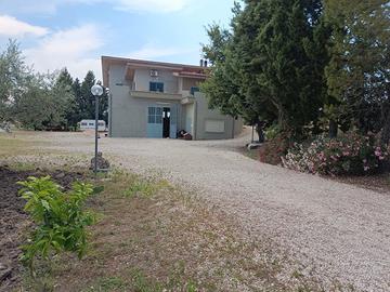 casa singola con terreno commerciale 