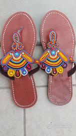 sandali Masai fatti a mano