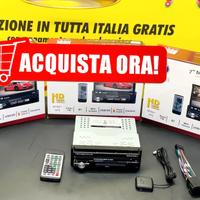 Nuovo autoradio 1 din motorizzato gps navigatore