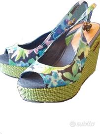 Sandali con zeppa Wrangler
