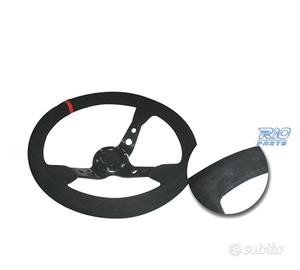 STERZO RIVESTITO IN PELLE SCAMOSCIATA NERA CON BRA