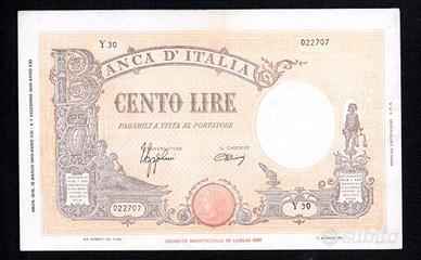 CENTO 100 LIRE GRANDE B BARBETTI 15/03/1943