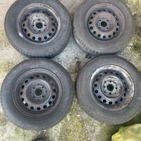 Ruote in ferro R13 a 4 fori