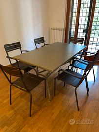 Tavolo  di Design Ethimo + 6 Sedie Ethimo