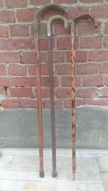 3 bastoni da passeggio