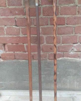 3 bastoni da passeggio