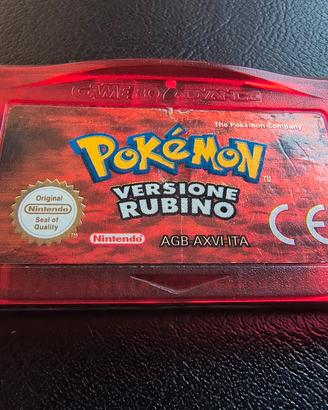 Pokémon Rubino Nintendo Game Boy Advance GBA