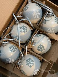 Palline in vetro per albero Natale