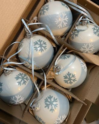 Palline in vetro per albero Natale